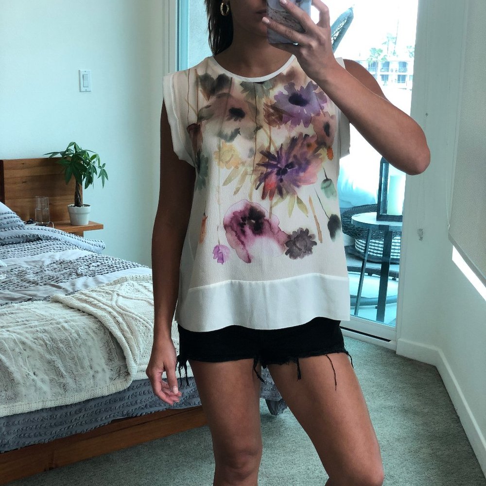 Zara Floral Blouse in S